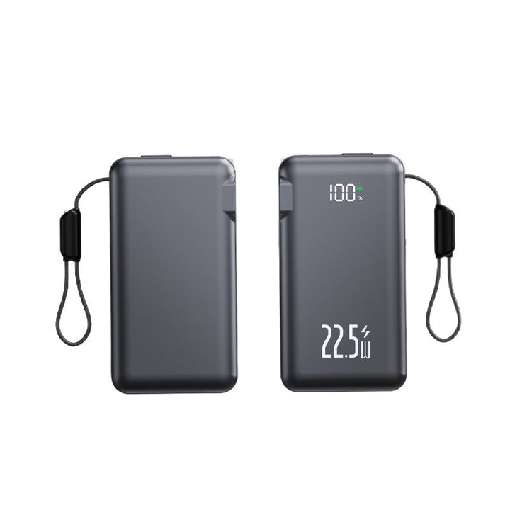 Portable power bank with integrated LCD display and fast charging function Kalsten