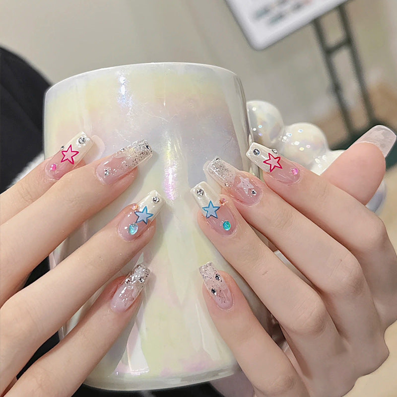 Artificial nails with heart design Kalsten