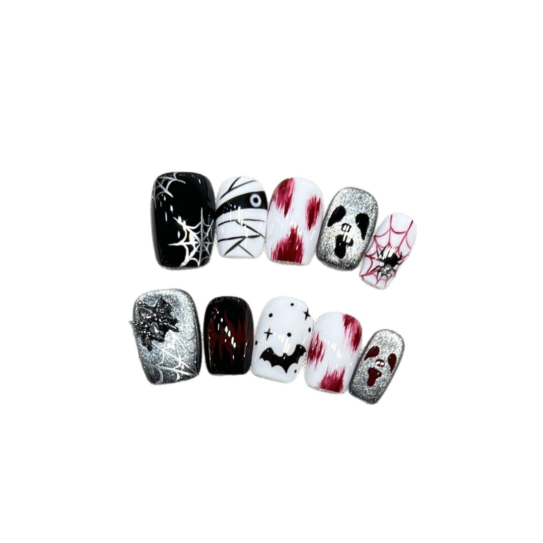 Artistic Halloween Press-On Nail Art Set Kalsten