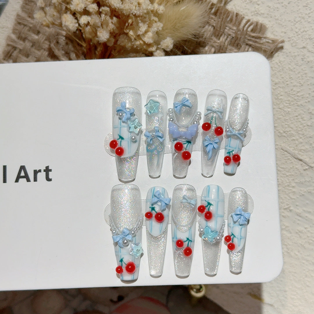 Decorative Nail Art Press-On Tips