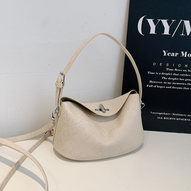 Elegant Soft-Suede Shoulder Bag Kalsten