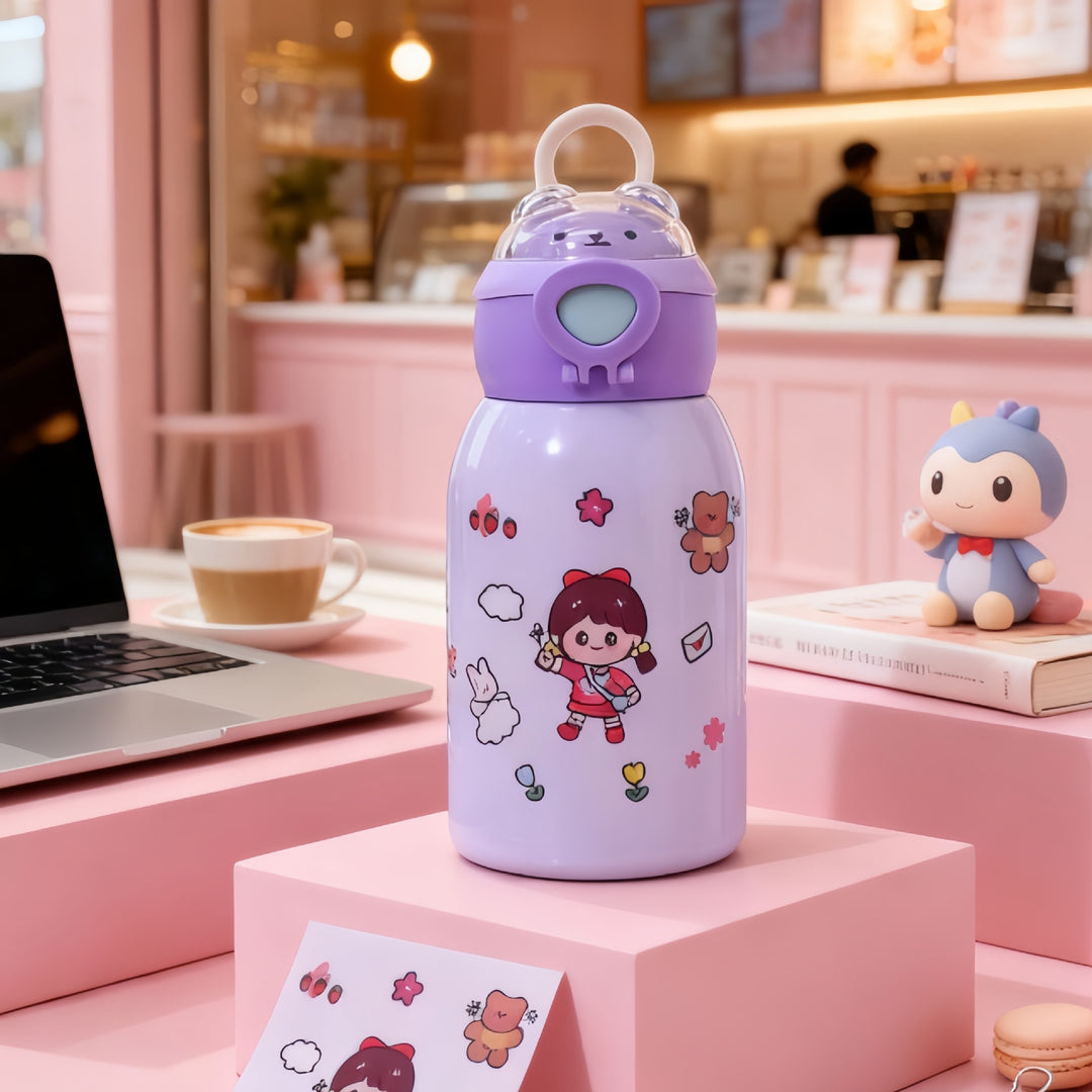 Child-friendly drinking bottle with fill level indicator Kalsten