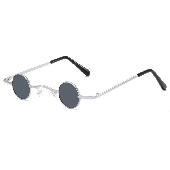 Retro-Inspired Round Metal Frame Sunglasses Kalsten
