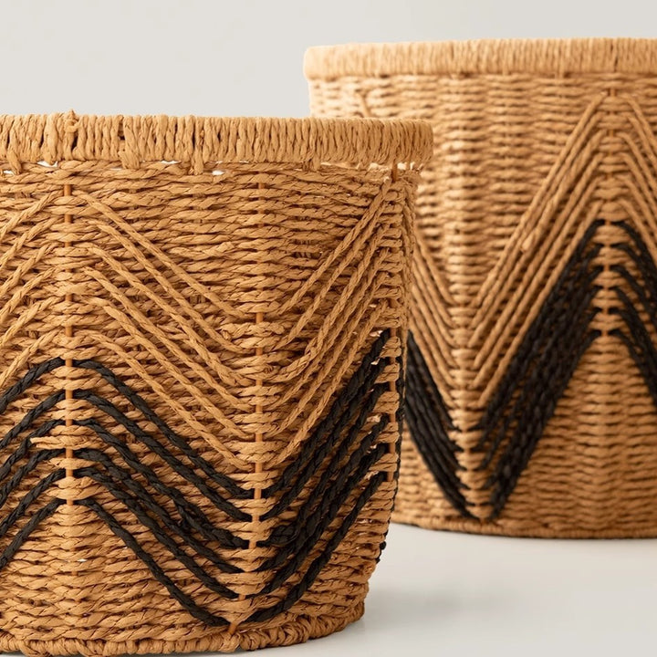 Decorative Woven Storage Bin Kalsten