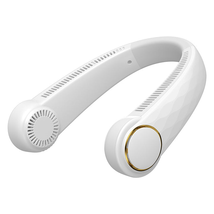 Women portable neck fan with ergonomic design by Kalsten