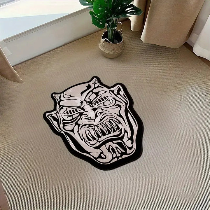 Alien Skateboard Themed Area Rug