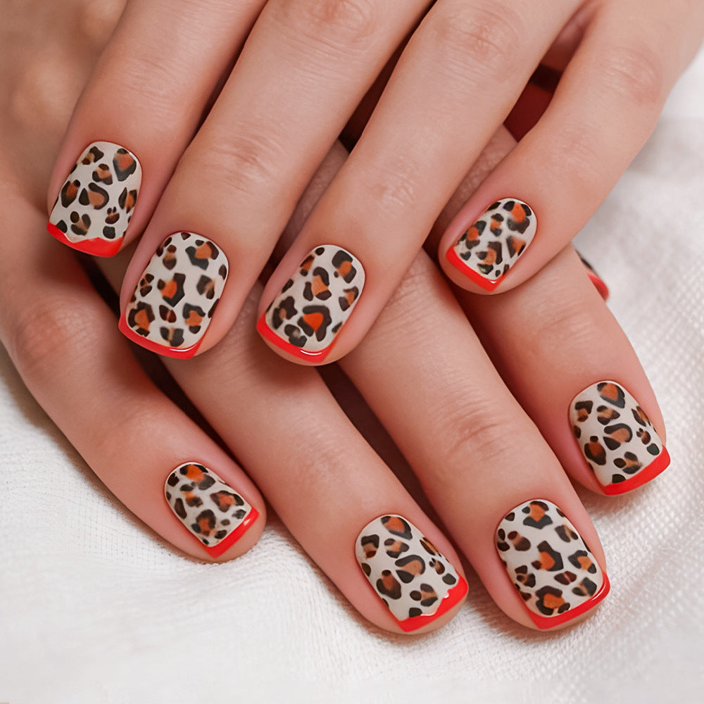 Artistic Leopard Print Nail Art Set Kalsten