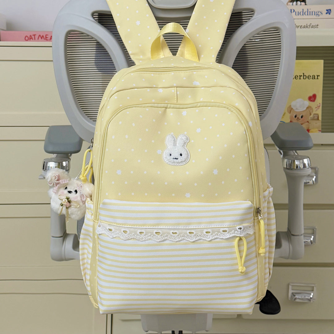 Playful Bunny-Ear Casual Backpack Kalsten