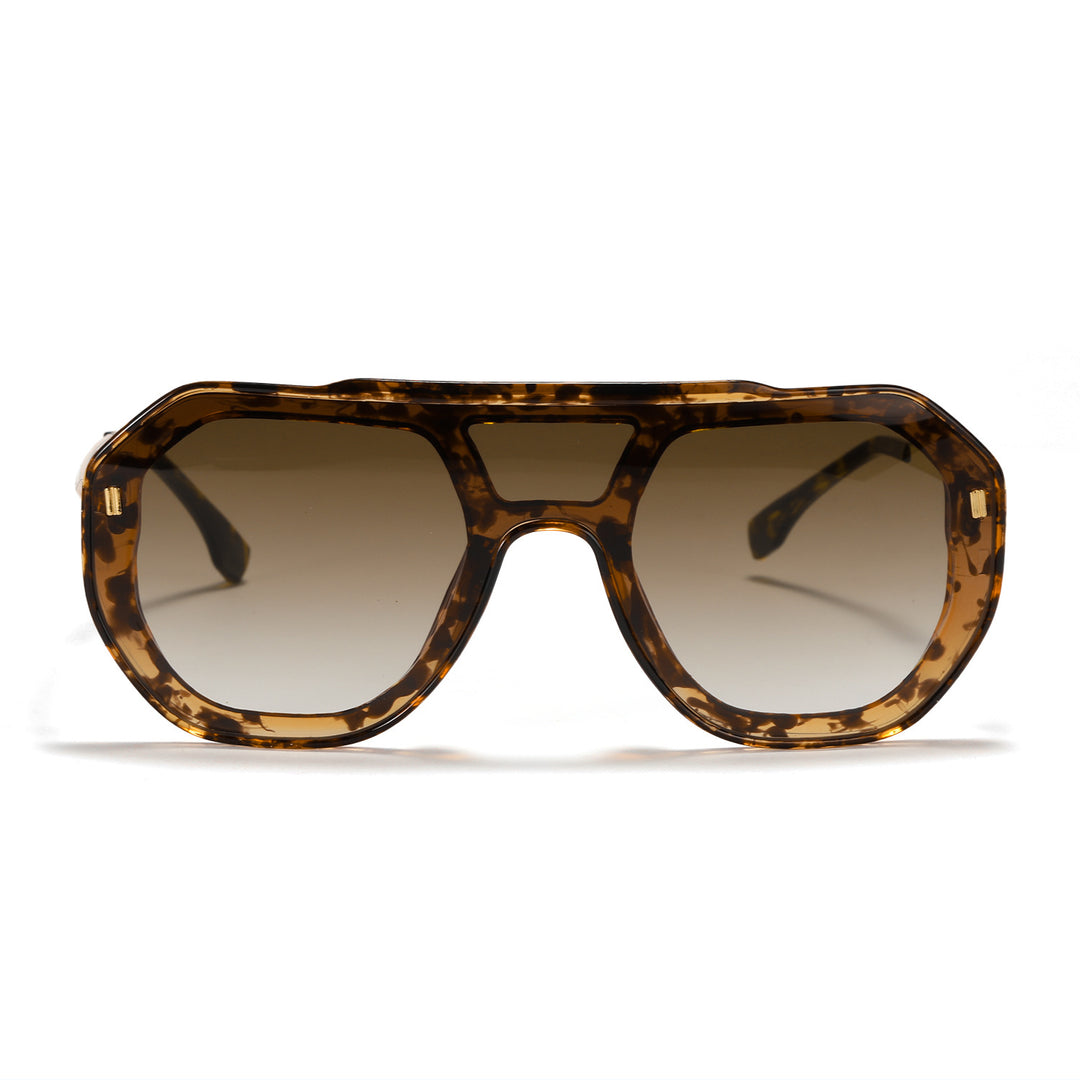 Women oversized geometric sunglasses with elegant frame Kalsten