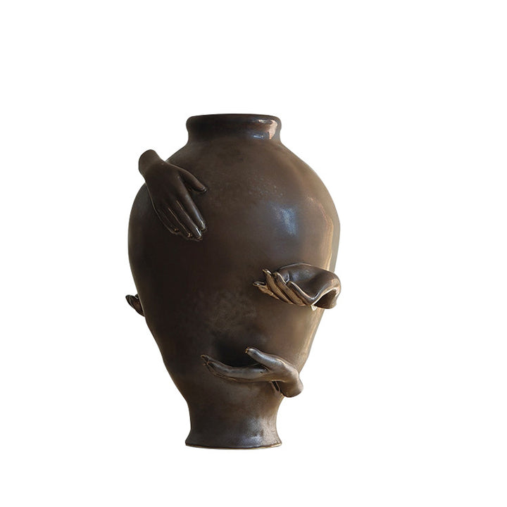 Artistic Ceramic Decorative Vessel