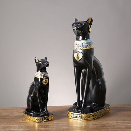Antique Egyptian Cat Figures Kalsten