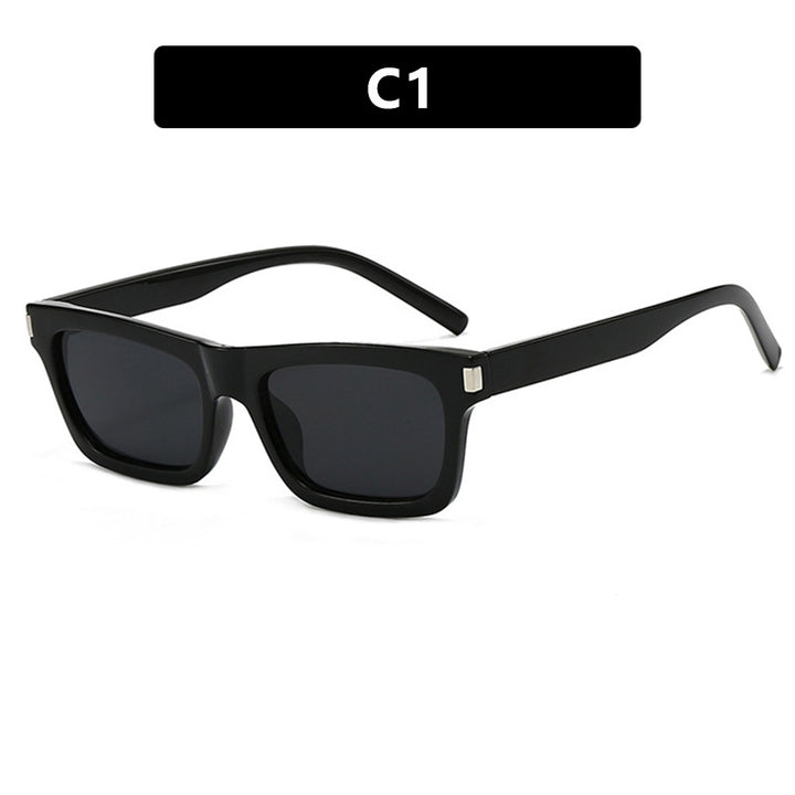 Women's square sunglasses with transparent lenses and stylish design Kalsten