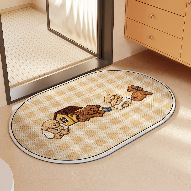 Decorative Bathroom Mat Kalsten
