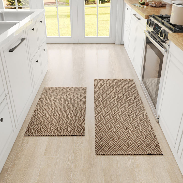 Geometric Pattern Kitchen Comfort Mat Kalsten