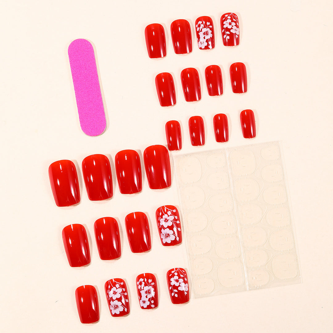 Floral Acrylic Nail Art Extensions Kalsten 1789713260