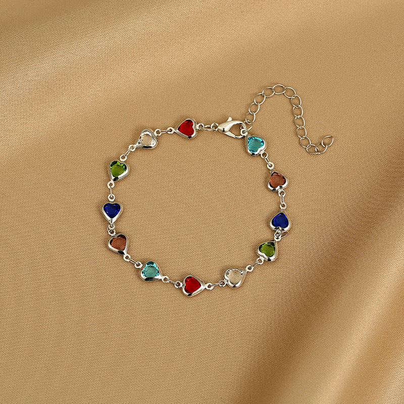 Butterfly and Daisy Charm Anklet Kalsten
