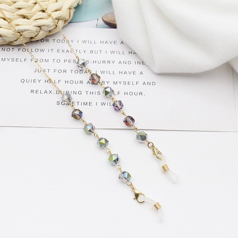 Elegant Crystal-Embellished Eyewear Chain Kalsten 1788159829