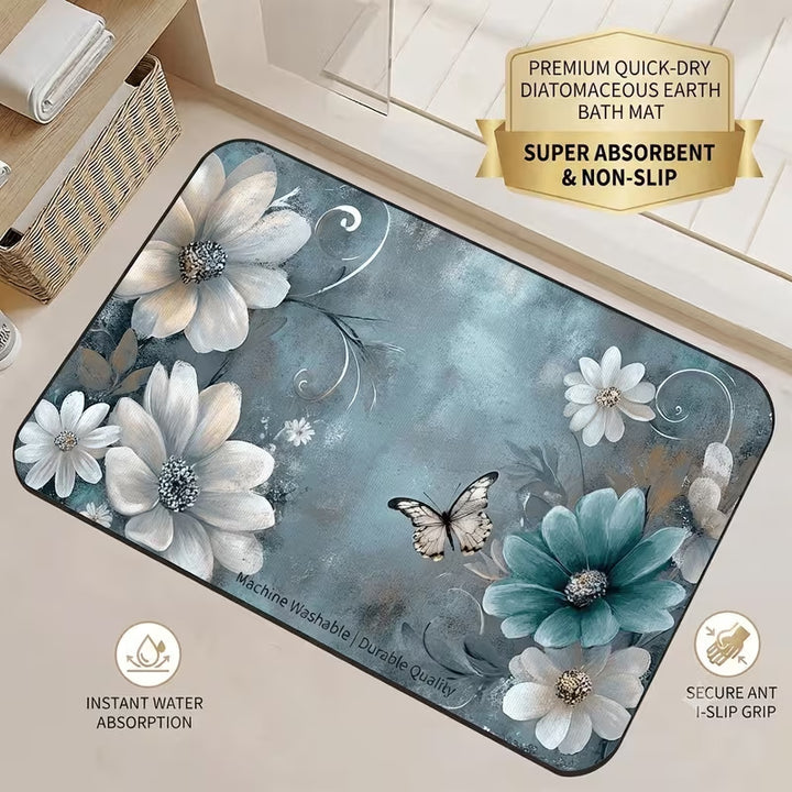 Quick-Dry Diatomaceous Earth Bath Mat Kalsten