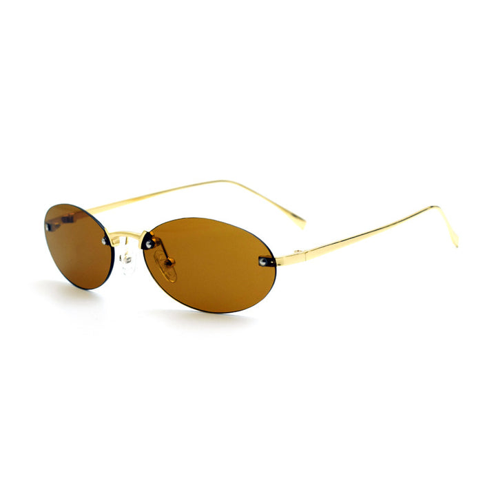 Minimalist Oval Frame Glasses Kalsten
