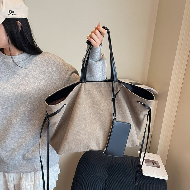 Spacious Canvas Tote Bag Kalsten