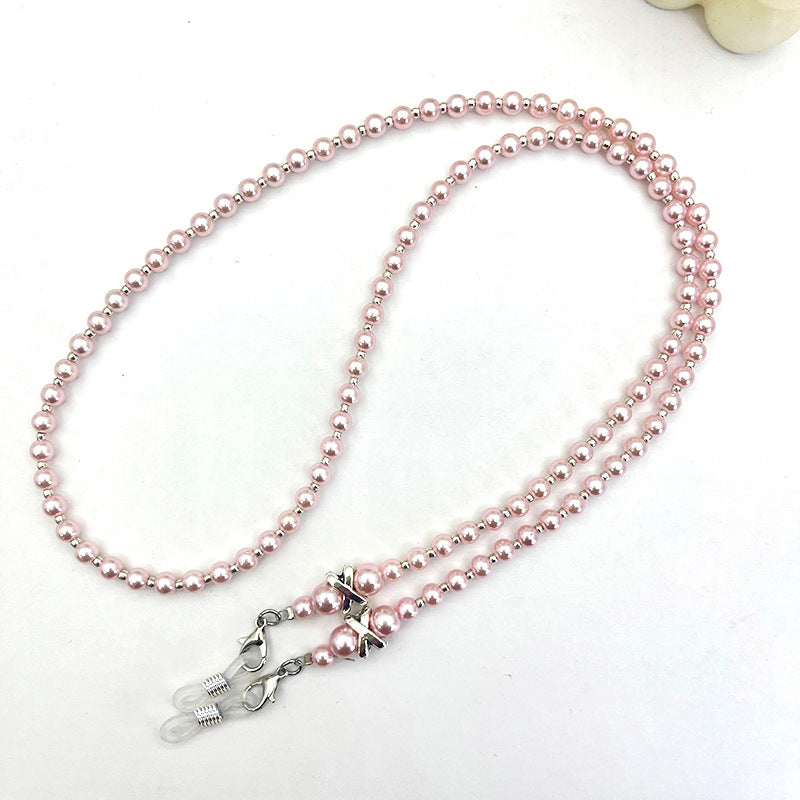 Elegant Pearl Beaded Eyewear Chain Kalsten