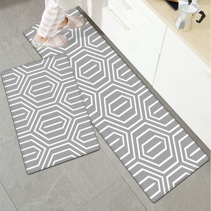 Artistic Geometric Pattern Area Mat Set Kalsten