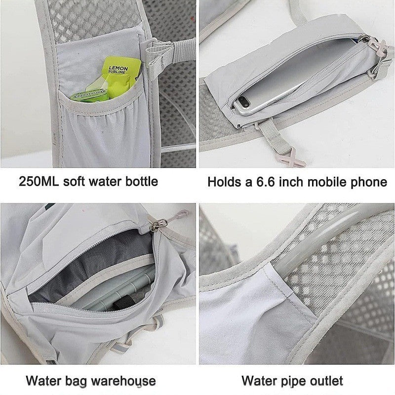 Sporty hydration backpack with breathable mesh back Kalsten