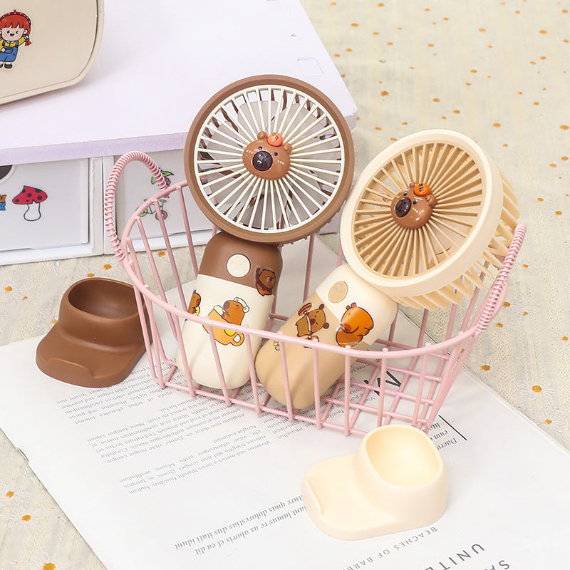 Women's Portable USB Desk Fan with Cute Animal Design Kalsten