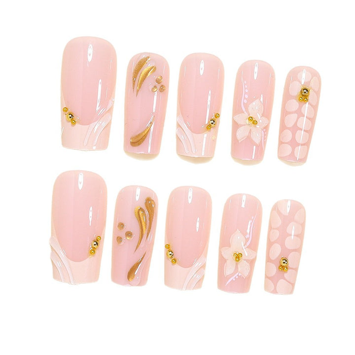 Decorative 3D Floral Nail Art Tips Kalsten