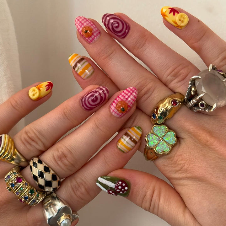 Creative Nail Art with Unique Designs Kalsten