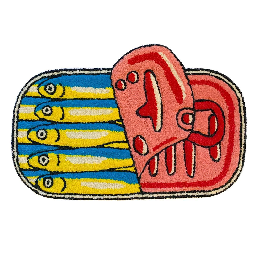 Colorful Round Fisherman Theme Rug