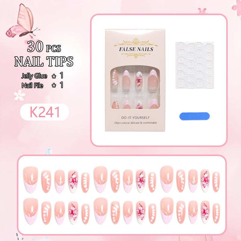 DIY Art Nail Set with Floral Accents Kalsten