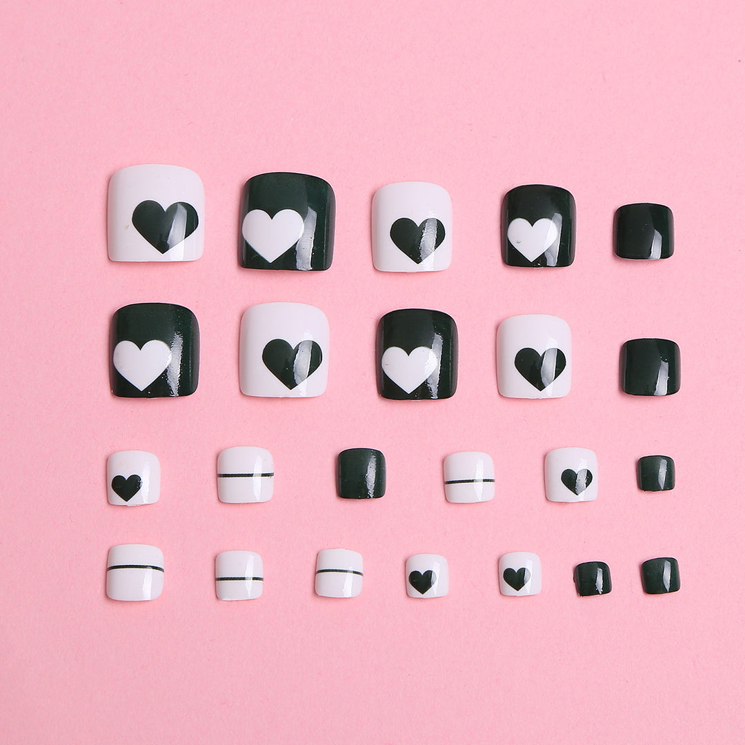 Floral Design Press-On Nail Set Kalsten