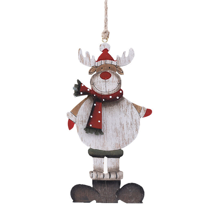 Wooden Reindeer Ornament