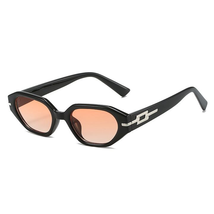 Elegant Retro Inspired Faceted Sunglasses Kalsten