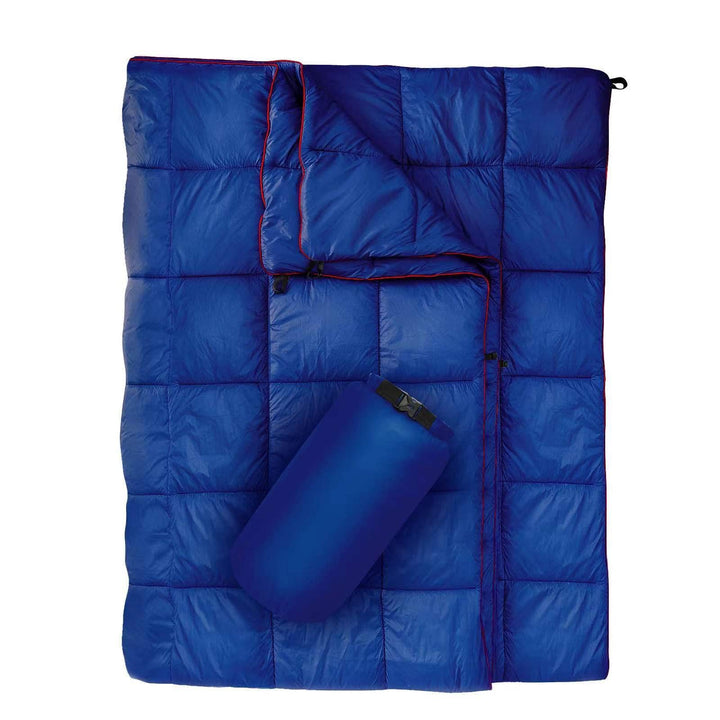 Unisex portable blanket with innovative compression design Kalsten