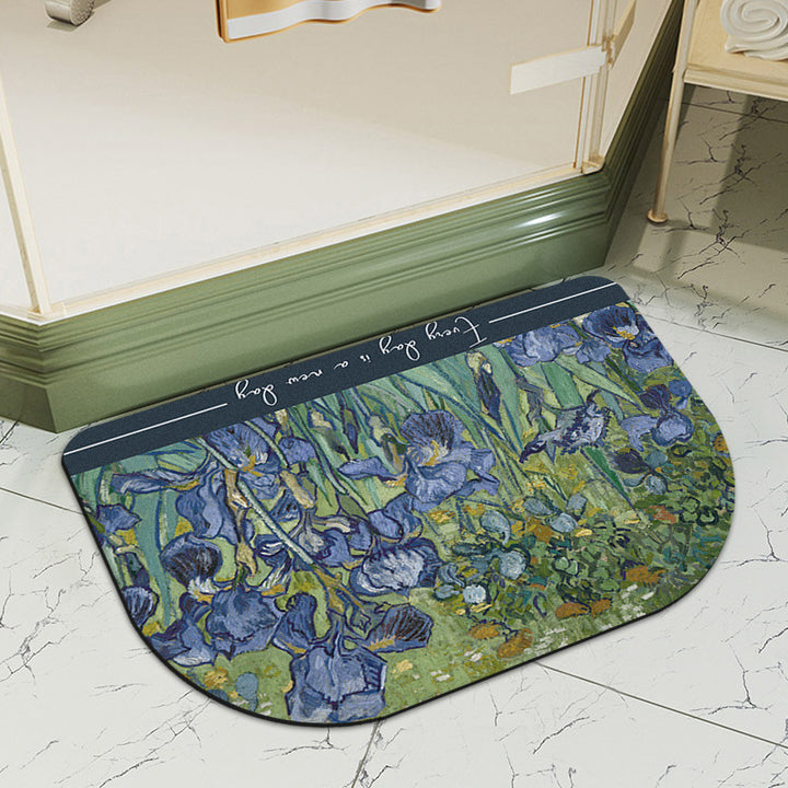Artistic Shower Floor Mat