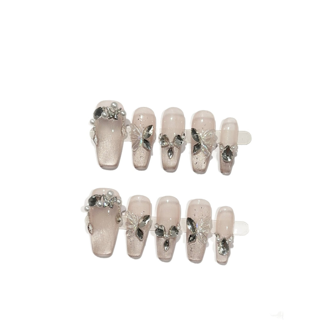 Decorative Press-On Nail Art Set