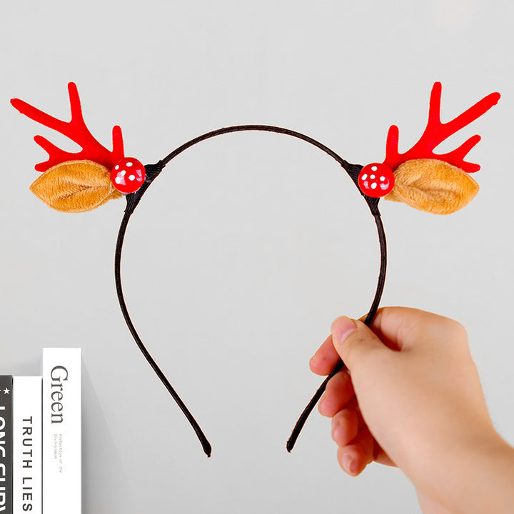 Festive Reindeer Antler Headband