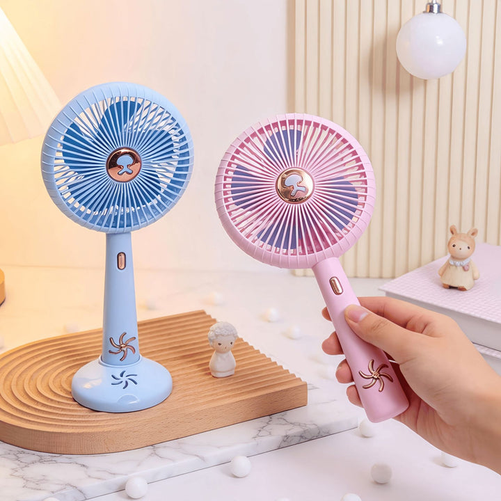 Women Portable Mini Fan with USB Connection and Flexible Design Kalsten