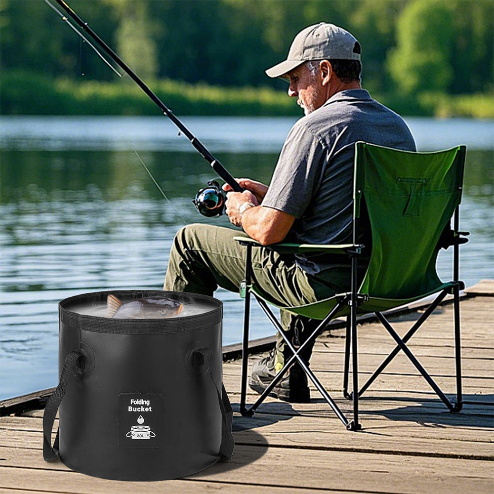 Ladies collapsible water container with sturdy carrying handle Kalsten