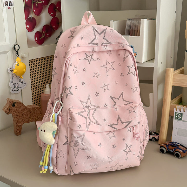 Casual Star-Embellished Backpack Kalsten 1791205374
