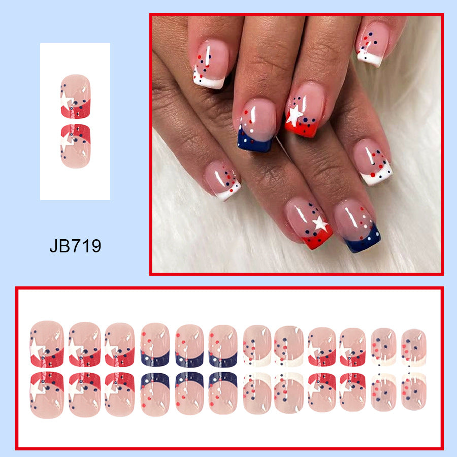 Patriotic Themed Press-On Nails Kalsten