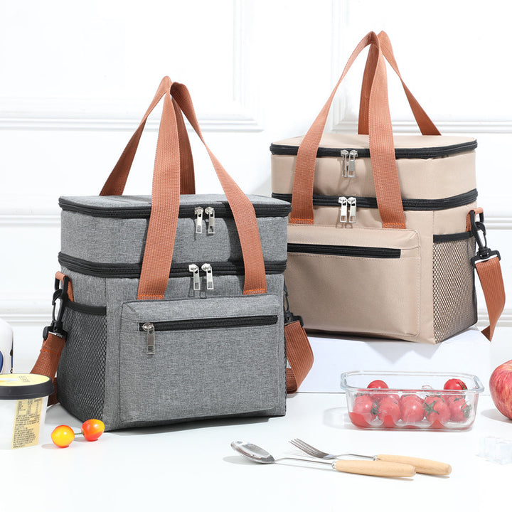 Multi-Compartment Insulated Food Storage Tote Kalsten