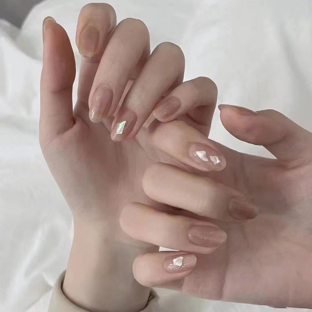 Elegant French Tip Press-On Nails