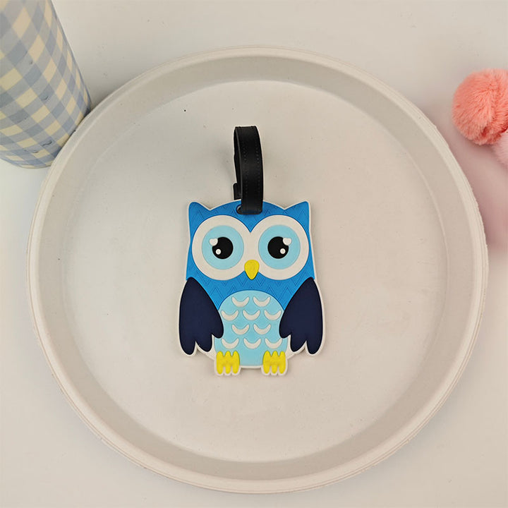 Unisex Playful Owl Luggage Tag Kalsten