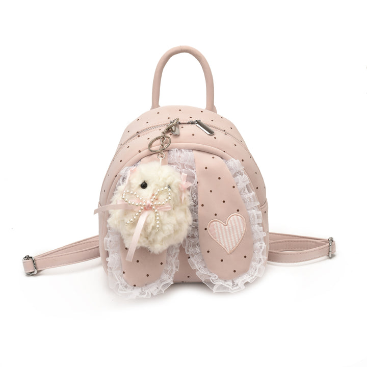 Cute backpack with detailed bunny ears applique Kalsten