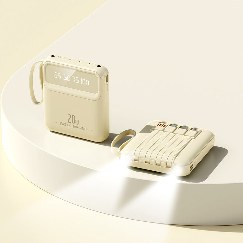 Portable power bank with multifunctional fast charging capability and digital display Kalsten