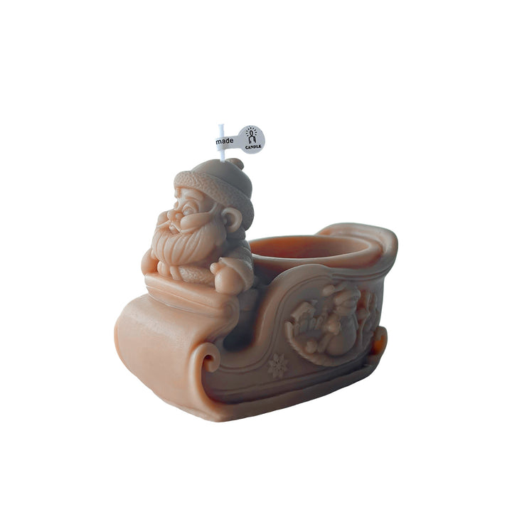 Santa Sleigh Shaped Candle Holder