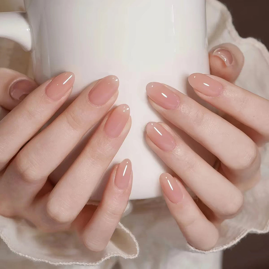 Premium Glossy Gel Nail Extensions